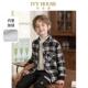 夹里格子衬衫 男童秋冬款 外套加绒百搭棉质 HOUSE常春藤童装 IVY