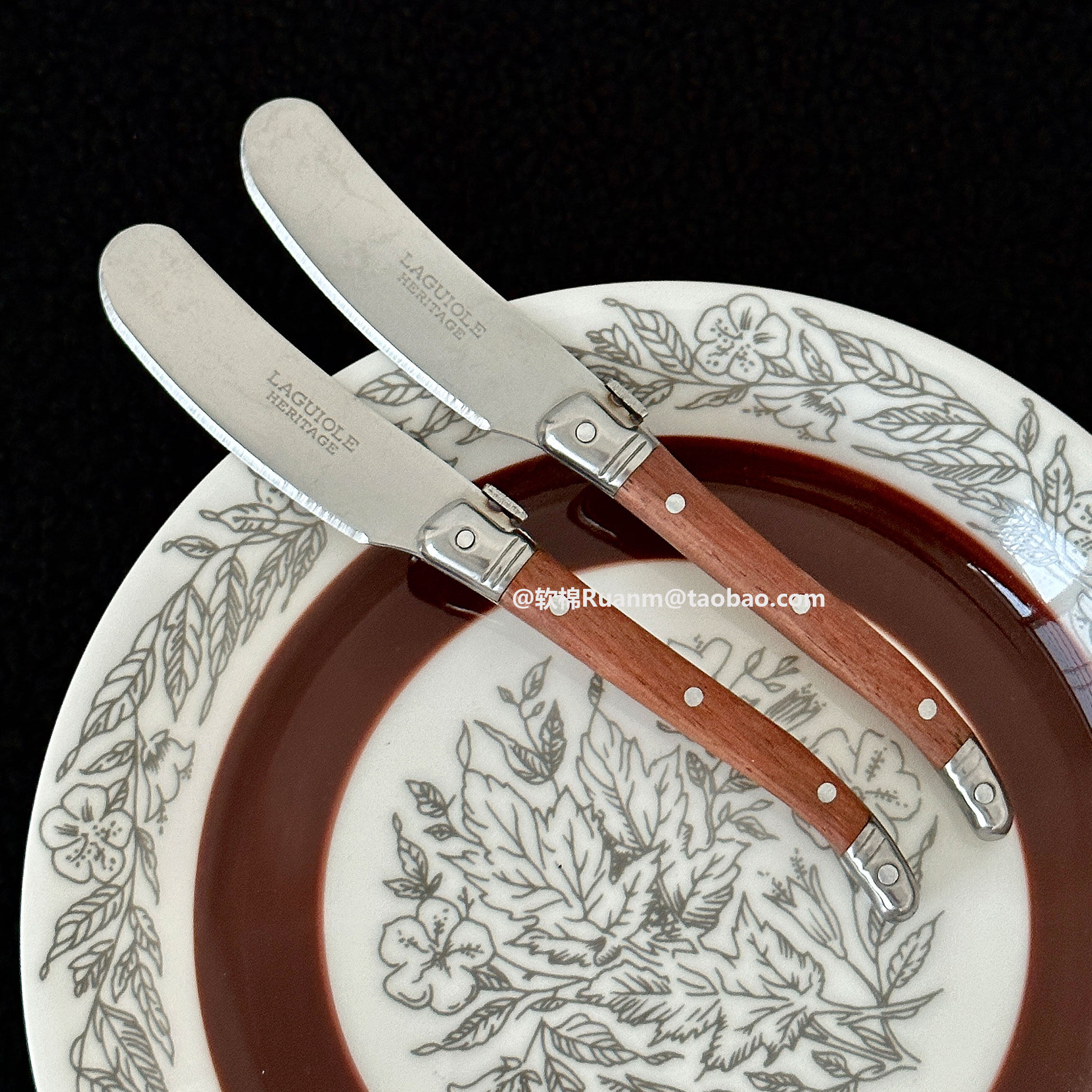 花梨木手柄芝士刀黄油果酱抹刀