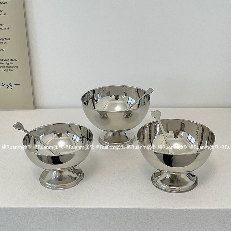 不銹鋼中式大眾可愛高腳碗