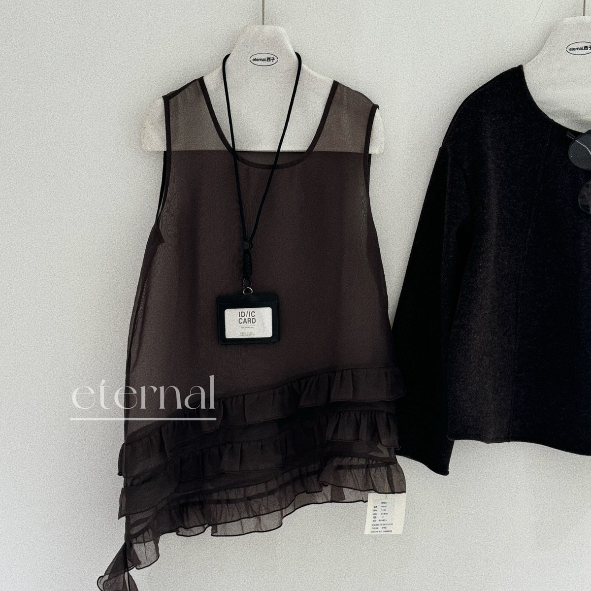 甜茶韩系-26早春百搭款四季款氛围感斜边下摆背心裙连衣裙,女装/女士精品,连衣裙,淘宝优惠券,粉丝福利购,淘宝优惠卷