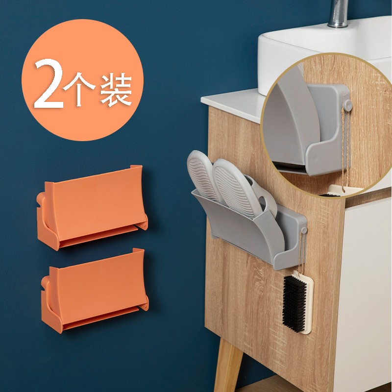 拖鞋架壁挂式浴室门后鞋子收纳