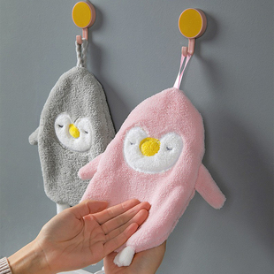 卡通擦手巾挂式可爱洗手巾儿童擦手毛巾卫生间擦手帕厨房抹手布