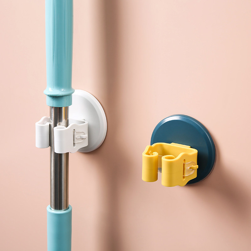 免打孔拖把架浴室吸壁无痕强力挂钩卫生间墙面挂扫把夹子收纳粘钩,家庭/个人清洁工具,粘钩,淘宝优惠券,粉丝福利购,淘宝优惠卷