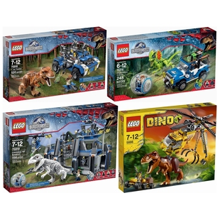乐高75916侏罗纪世界75919恐龙公园75918霸王龙5886狂暴龙 双棘