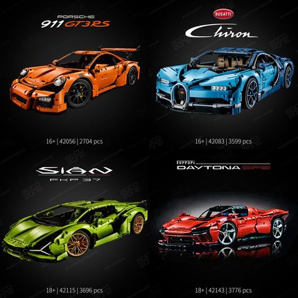 LEGO乐高76924奔驰SL63大G保时捷911RSR全新42096路虎卫士42110跑