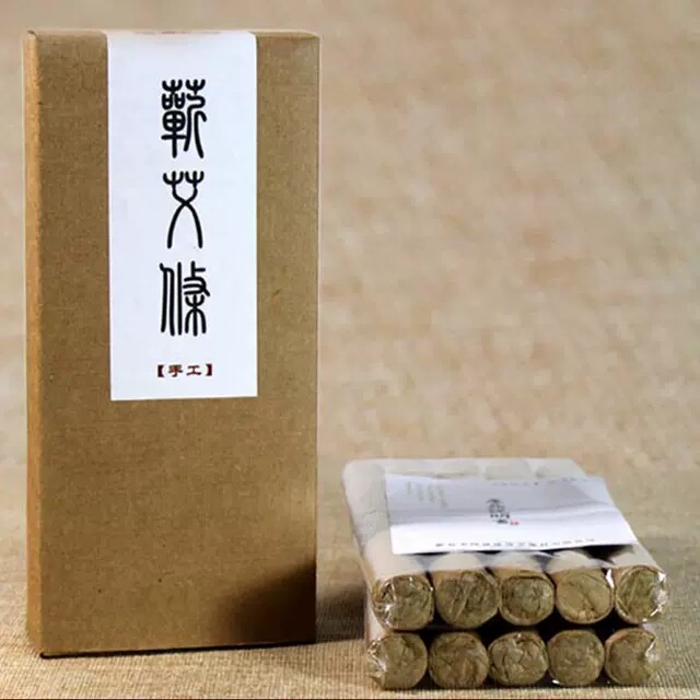 药圣贡艾 蕲春李时珍 正宗九尖蕲艾叶五年陈纯手工艾条艾灸条10支