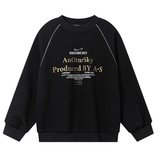 男童冬季潮牌加绒加厚运动反光条卫衣新款青少年儿童宽松上衣，童装卫衣/绒衫，摩比熊