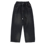 男童牛仔裤秋冬款新款儿童装冬季加绒厚一体绒裤子大童冬装潮，童装裤子，摩比熊