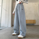 春秋女童运动裤长裤儿童大童直筒休闲新款女孩初中生秋冬加绒，童装裤子，摩比熊