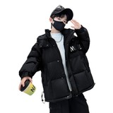 男童棉服新款儿童洋气时髦冬装加厚中大童男孩加棉棉衣外套潮，童装棉衣，摩比熊