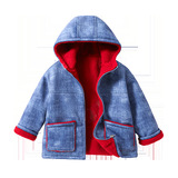 男童红色外套秋冬款新款儿童本命新年加绒冬季加厚马年拜年服，童装外套，摩比熊