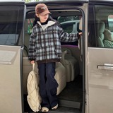 女童加绒外套新款冬季儿童夹棉冬装女孩韩系秋冬大童加厚棉衣，童装棉衣，摩比熊