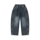 童装男童加绒牛仔裤冬季新款儿童加厚保暖裤子大童冬装长裤潮，童装裤子，摩比熊