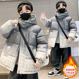 男童冬装棉衣新款羽绒棉服秋冬款大童加厚棉袄冬季外套保暖潮，童装棉衣，摩比熊