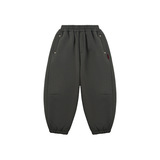 童装男童加绒裤子冬季新款儿童加厚束脚裤大童冬装运动潮，童装裤子，摩比熊