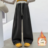深灰色加绒裤子