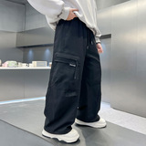 男童裤子新款今年流行儿童工装裤春秋款中大童休闲裤洋气，童装裤子，摩比熊