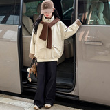 米色 【赠送围脖】