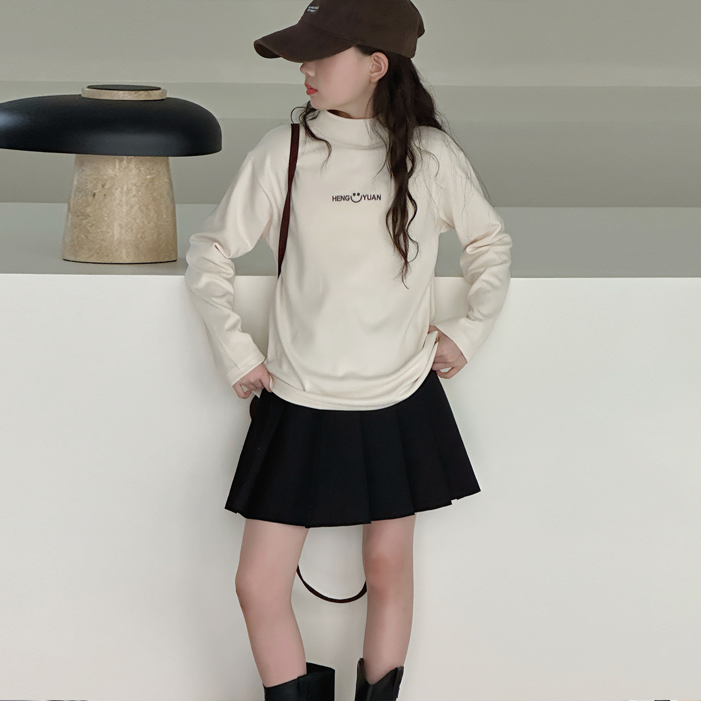 韩版女童德绒打底衫秋冬新款儿童长袖t恤冬季大童半高领德绒上衣,童装T恤,摩比熊 韩版女童德绒打底衫秋冬新款儿童长袖t恤冬季大童半高领德绒上衣,童装T恤,摩比熊