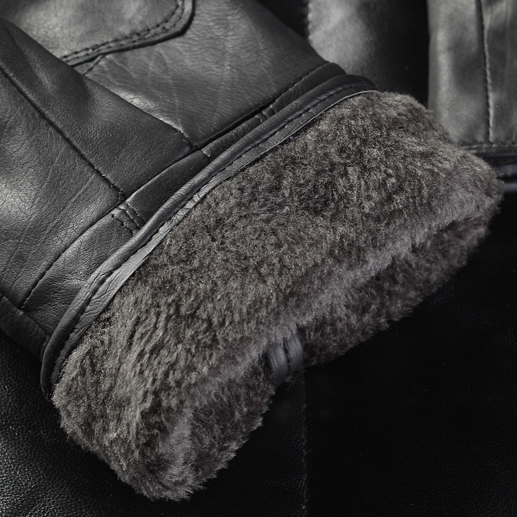 Gants pour homme           en peau de mouton - Ref 2781706 Image 4