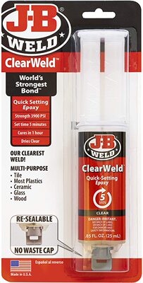 国内现货JB Weld 50112 ClearWeld 5 Minute Set Epoxy