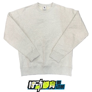 NIKE/耐克 LAB 男女刺绣休闲加绒重磅保暖宽松圆领卫衣DX1362-051