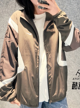 正品Nike/耐克 男子复古运动立领篮球运动风夹克外套 IM3355-004