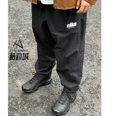 Nike/耐克 男子休闲运动宽松舒适透气秋季新款梭织长裤HQ1572-010