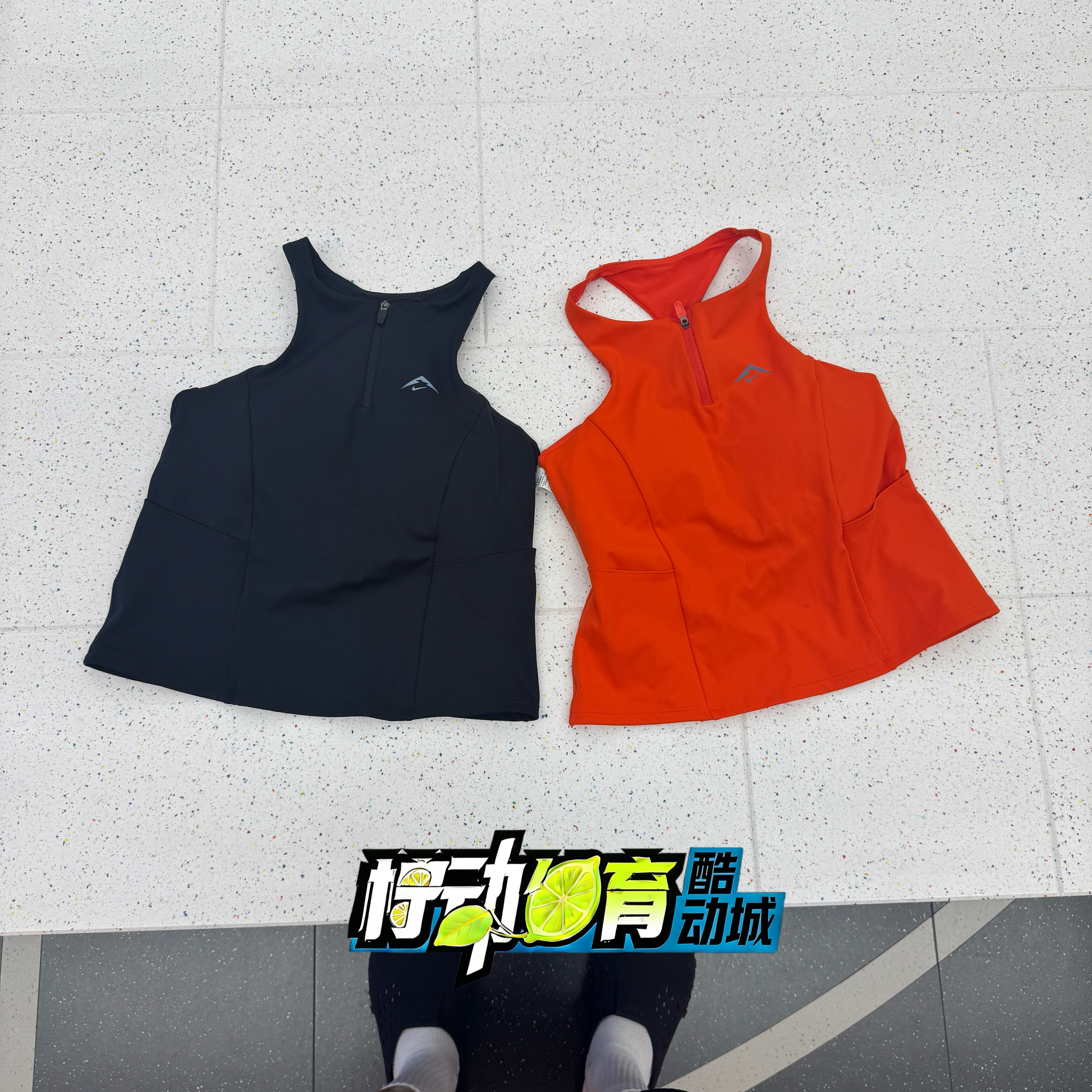正品Nike耐克 Trail女子中支撑带训练胸垫健身运动文胸背心HF5407
