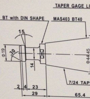 MAS403BT40数控拉头/拉钉CAT DAT DIN40 拉钉JIS40P MAS403 BT40