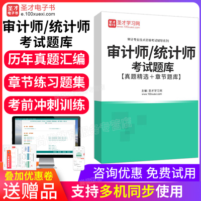 圣才2026年初级中级审计师统计师历年真题模拟试卷课件试题库习题