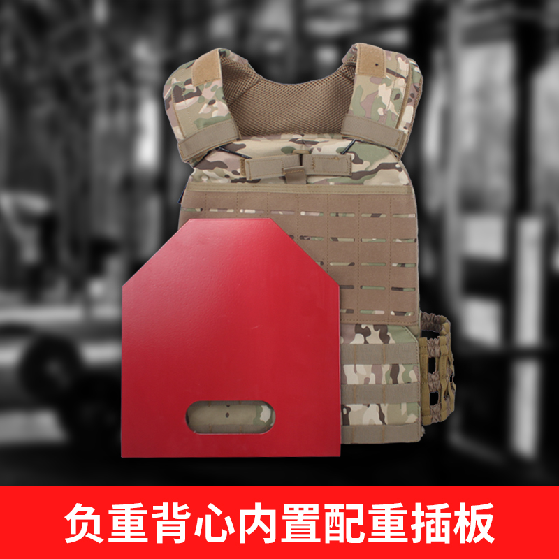 WZJP无贼维京负重健身背心511内置配重8KG钢板斯巴达勇士配重插板