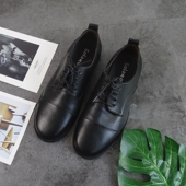 男真皮休闲英伦小皮鞋 商务男鞋 男单鞋 潮韩版 夏季 日系复古圆头皮鞋