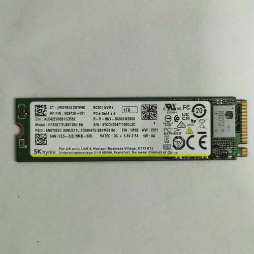 议价海力士 BC901 1TB M.2 2280 PCIE4.0