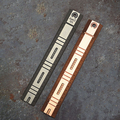 moc'stc4钛合金尺子测量工具