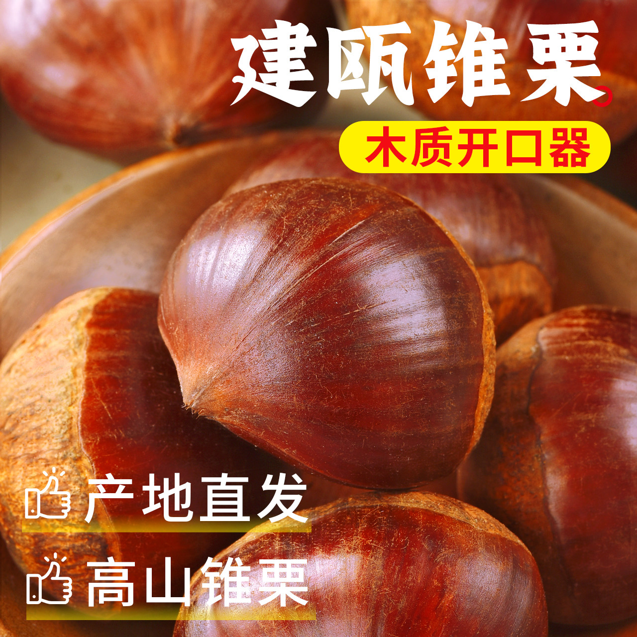2026现摘建瓯锥栗软糯香甜