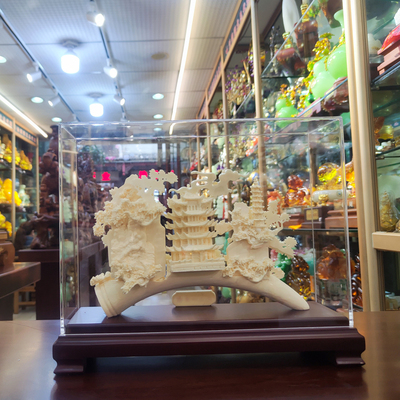 非遗骨雕工艺品装饰摆件