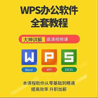 excel表格教学office/ppt/wps/word使用入门到精通演示家长会企业