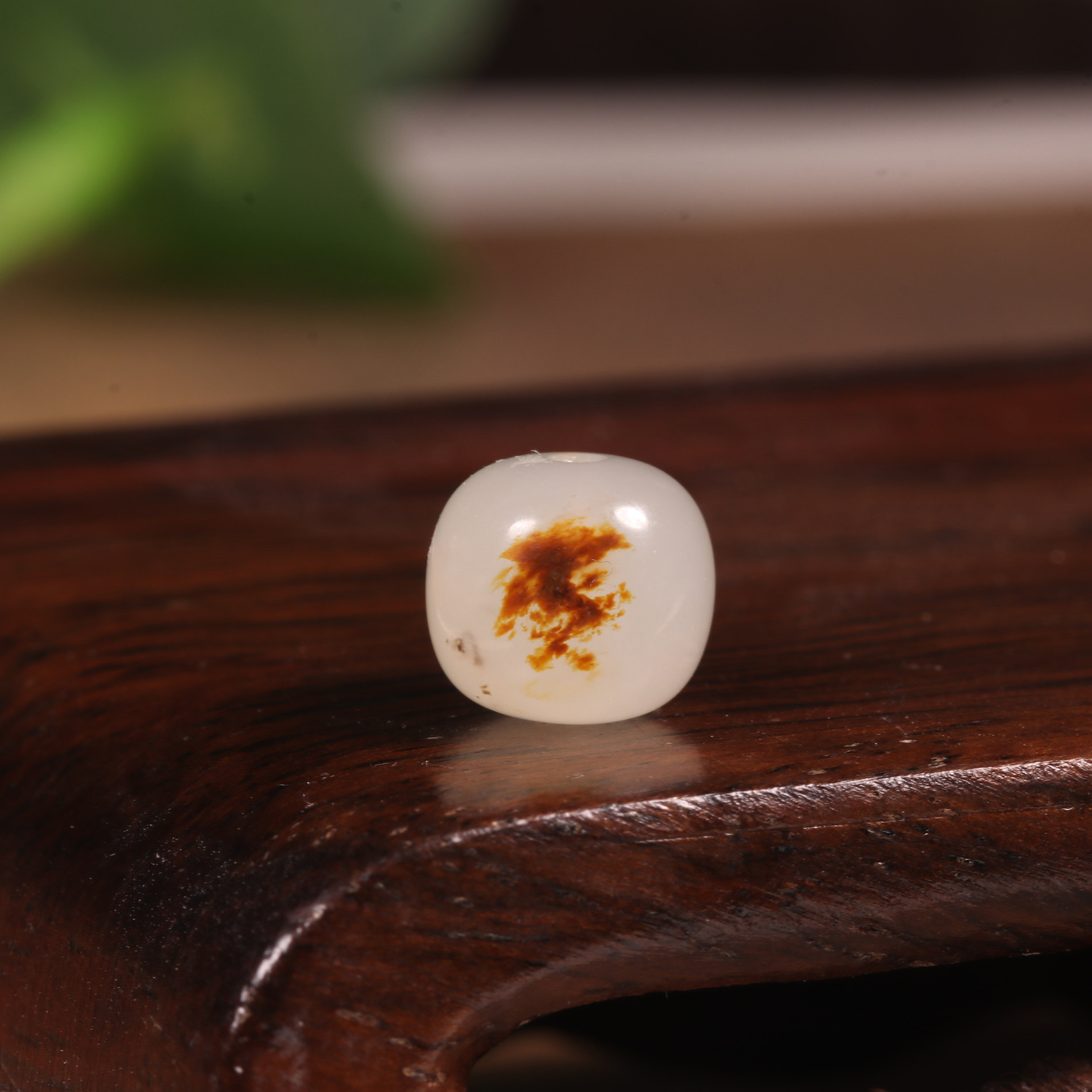 9mm老型珠新疆和田玉籽料珠子红皮白肉单珠籽玉散珠圆珠手链配饰,珠宝/钻石/翡翠,手饰,淘宝优惠券,粉丝福利购,淘宝优惠卷