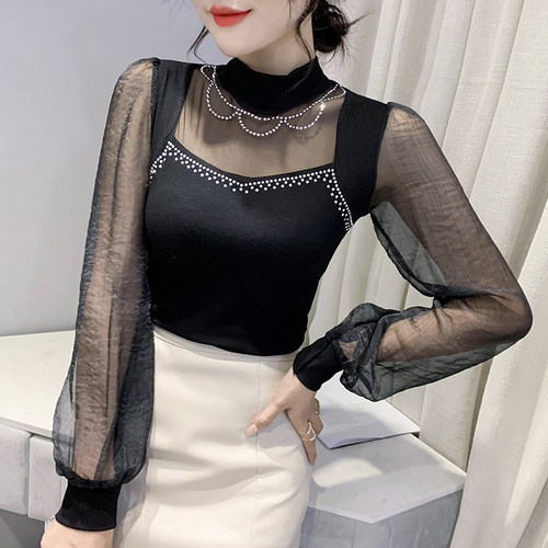 常规网纱女士韩版长袖