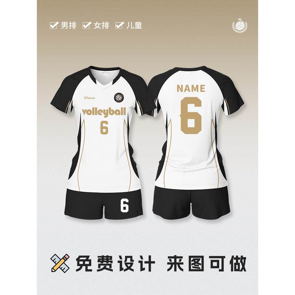 2026排球服套装男女定制速干透气球衣学生运动服专业比赛训练队服