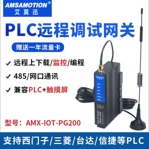艾莫迅PLC远程监控上下载云网关