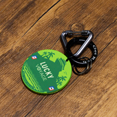 加纳利绿陶瓷筹码 Voyage好运启航高级感包包挂件 车钥匙扣Lucky