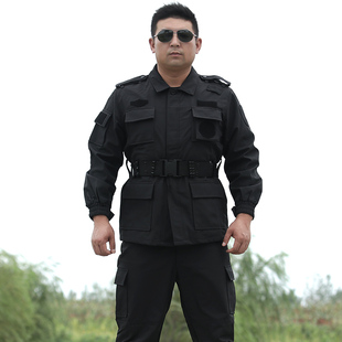 速干加绒安保服秋冬 绒面细腻舒适 防变形 防水持续保暖 裤子加绒