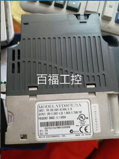 VFD007E21A 台达E系列220V0.75KW变频器 实物图片 二手原装