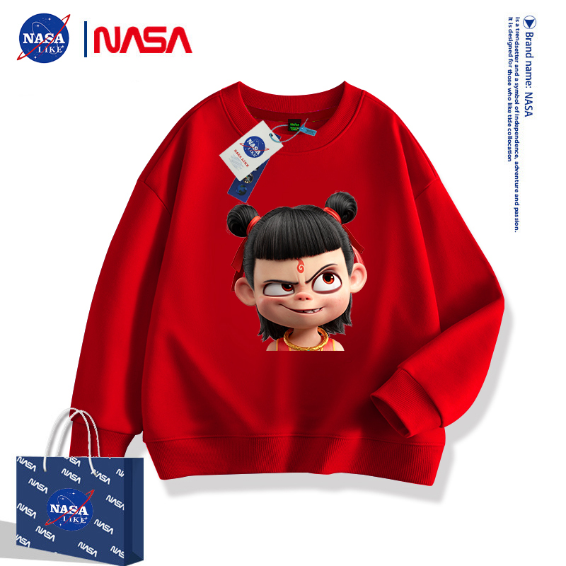 NASA联名春秋季男童女童纯棉卫衣