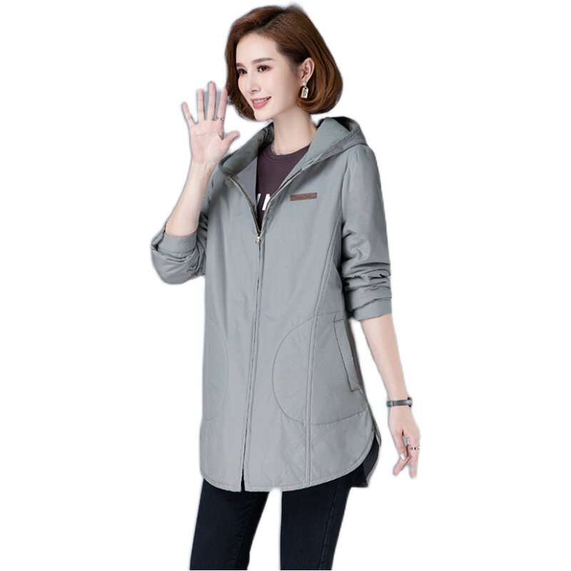 2024年新品棉服中长款加厚保暖棉衣纯色棉衣,女装棉衣/棉服,秋牧寒烟