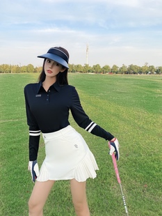 包邮 女显瘦韩版 高尔夫服装 高尔夫长袖 女golf球服 女秋款