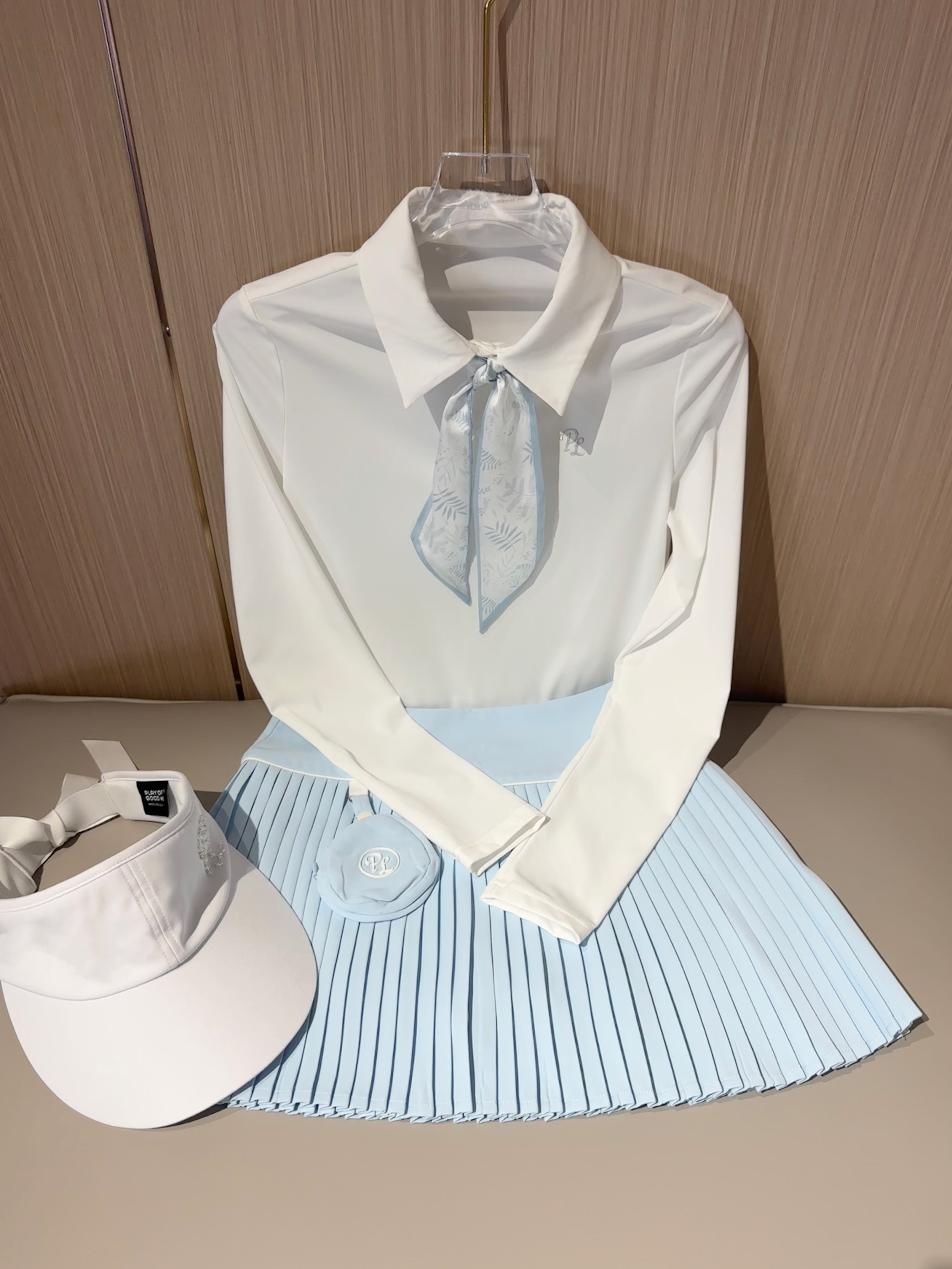 高尔夫服装女韩版高尔夫套装女速干显瘦高尔夫长袖高尔夫裙网球服