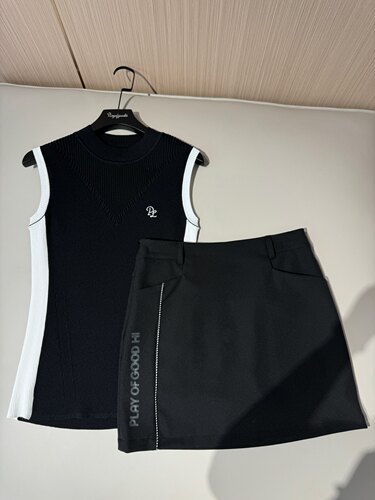 高尔夫服装女夏韩版高尔夫短袖女速干透气高尔夫裙套装女网球服女